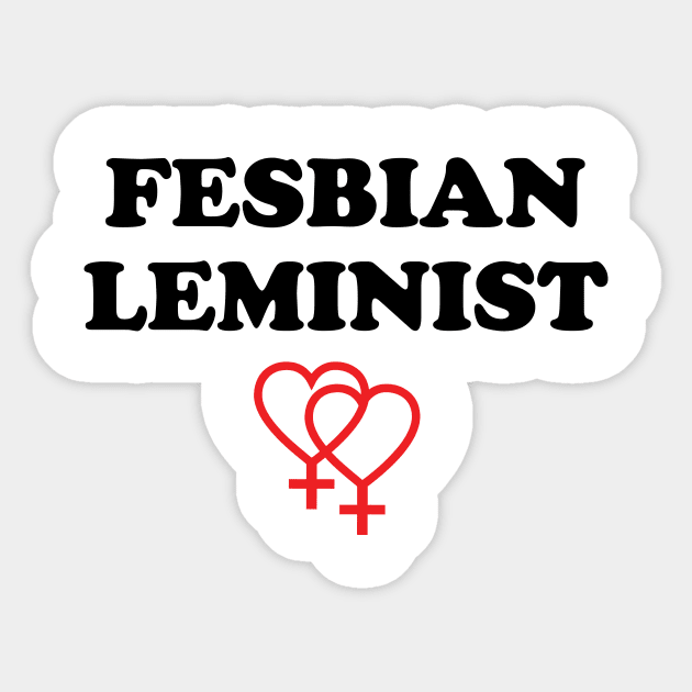 Fesbian Leminist Sticker by lavenderhearts